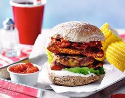 Hash Brown Chicken Burger Meal