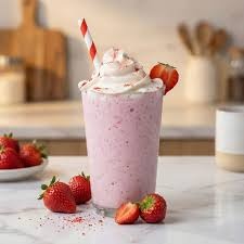 16oz Strawberry Milkshake Milkshake